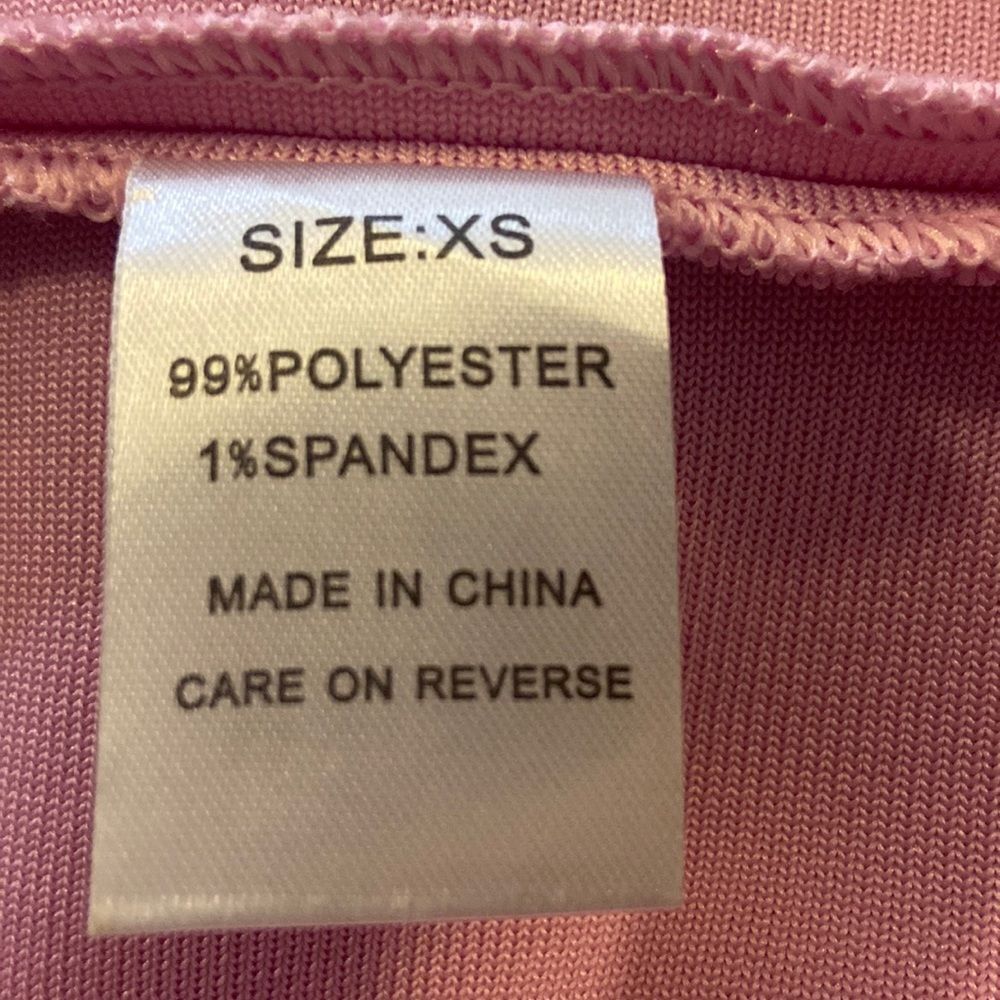 Super Stretch Women Pale Pink Color Dress Size XS - Picture 14 of 16